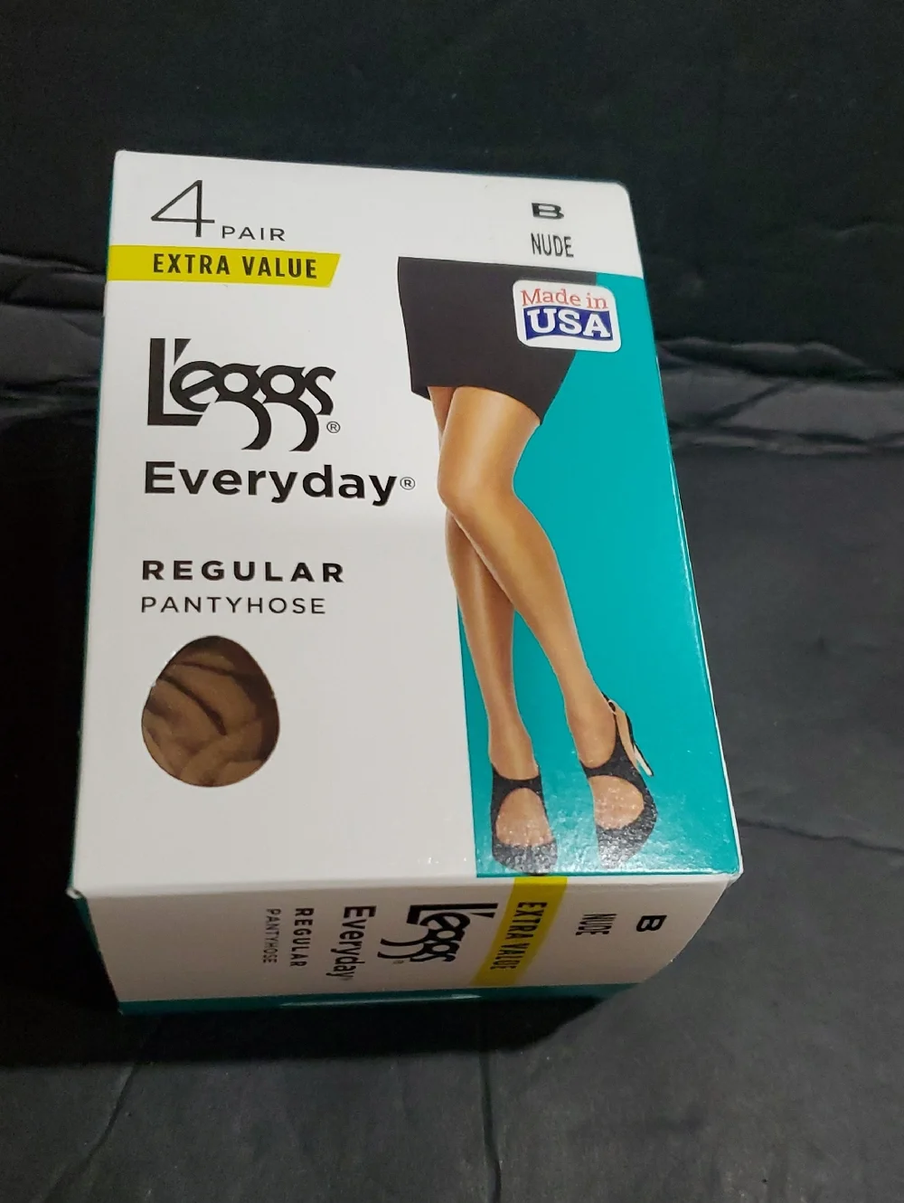 L'eggs 4pairs everyday regular pantyhose‎ nude B20 denier brand new